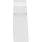 Ekena Millwork Vanguard Architectural Grade PVC Gable Bracket, 108"W x 18"H x 6"D x 6"F, 4/12 Pitch GBP108X18X0606VAN00 - alternate 4